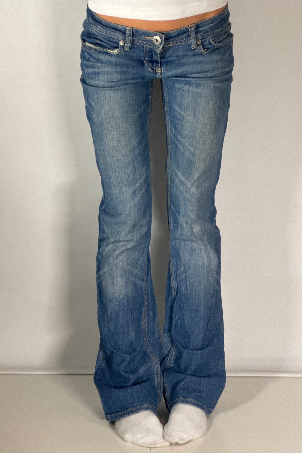 Lågmidjade jeans stl: S
