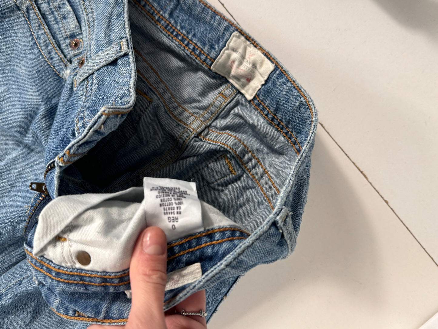 Lågmidjade jeans stl: S