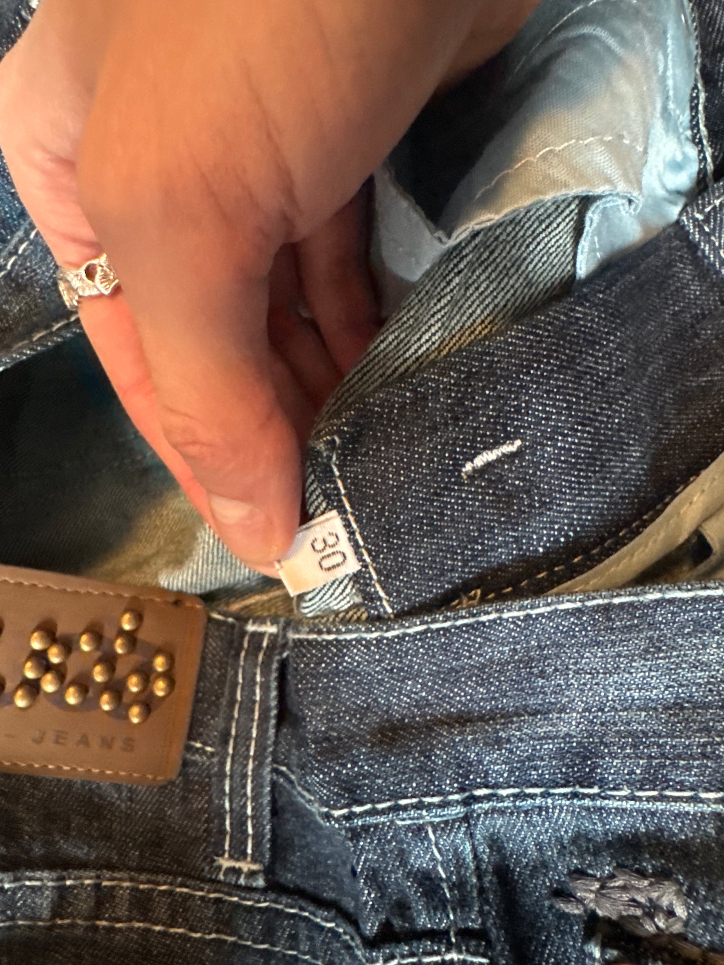 Lågmidjade jeans stl: M (W30/L34)