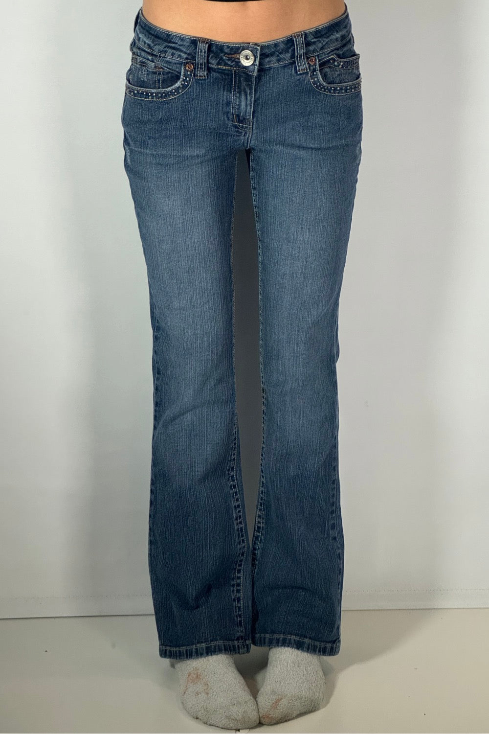 Lågmidjade jeans stl: S