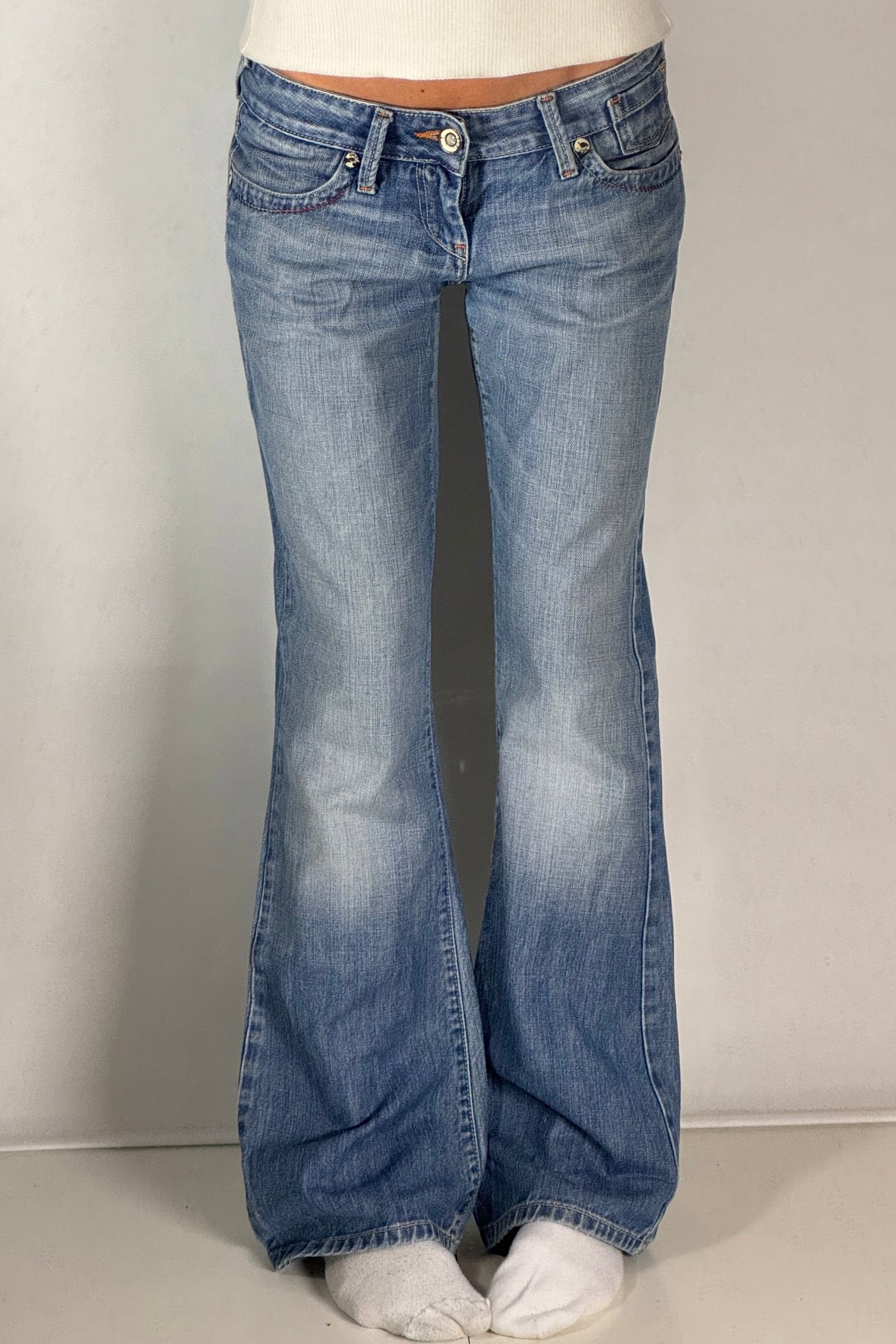 Lågmidjade jeans stl: S