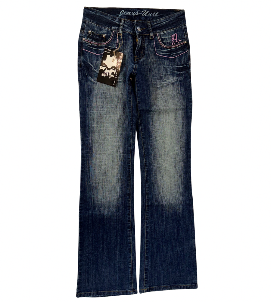 Lågmidjade jeans–stl: XS