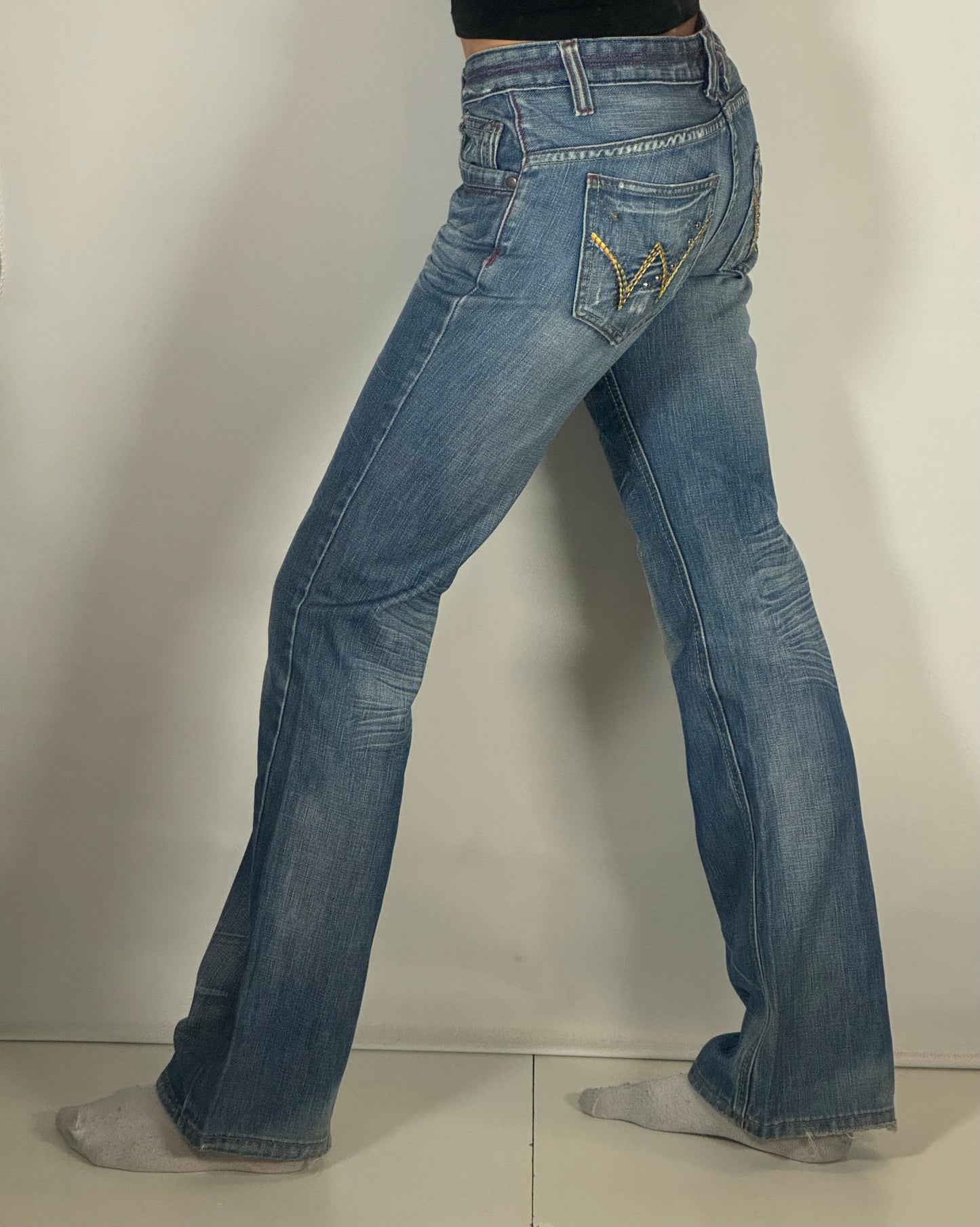 Lågmidjade jeans stl: XS