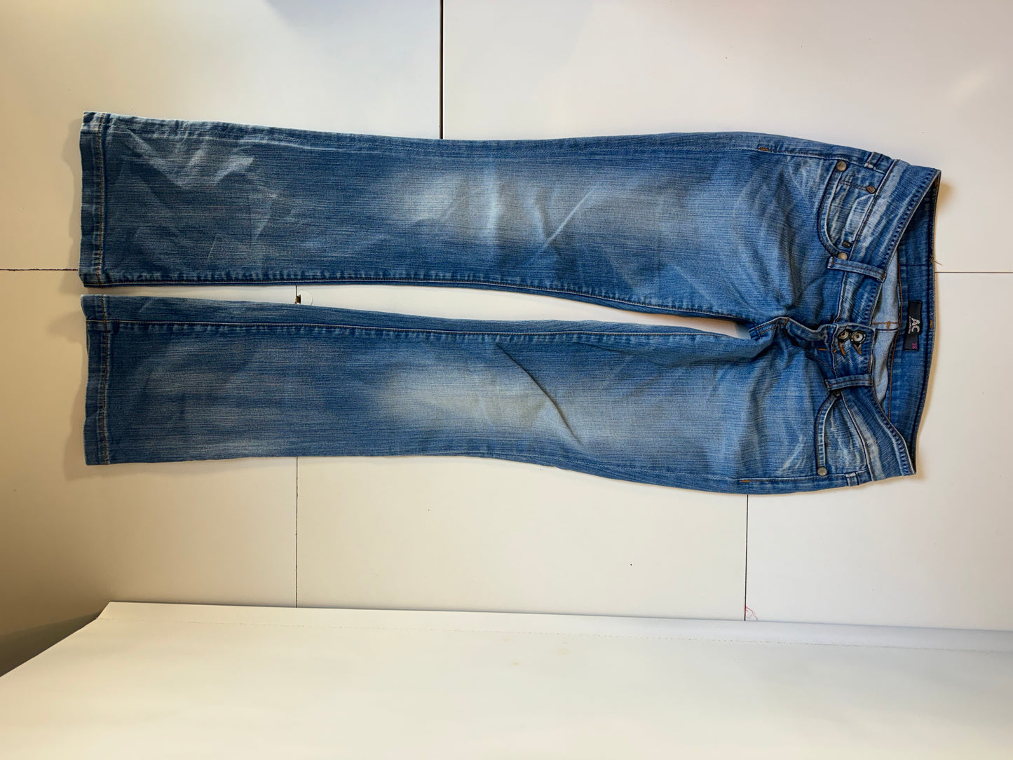 Lågmidjade jeans–stl: S