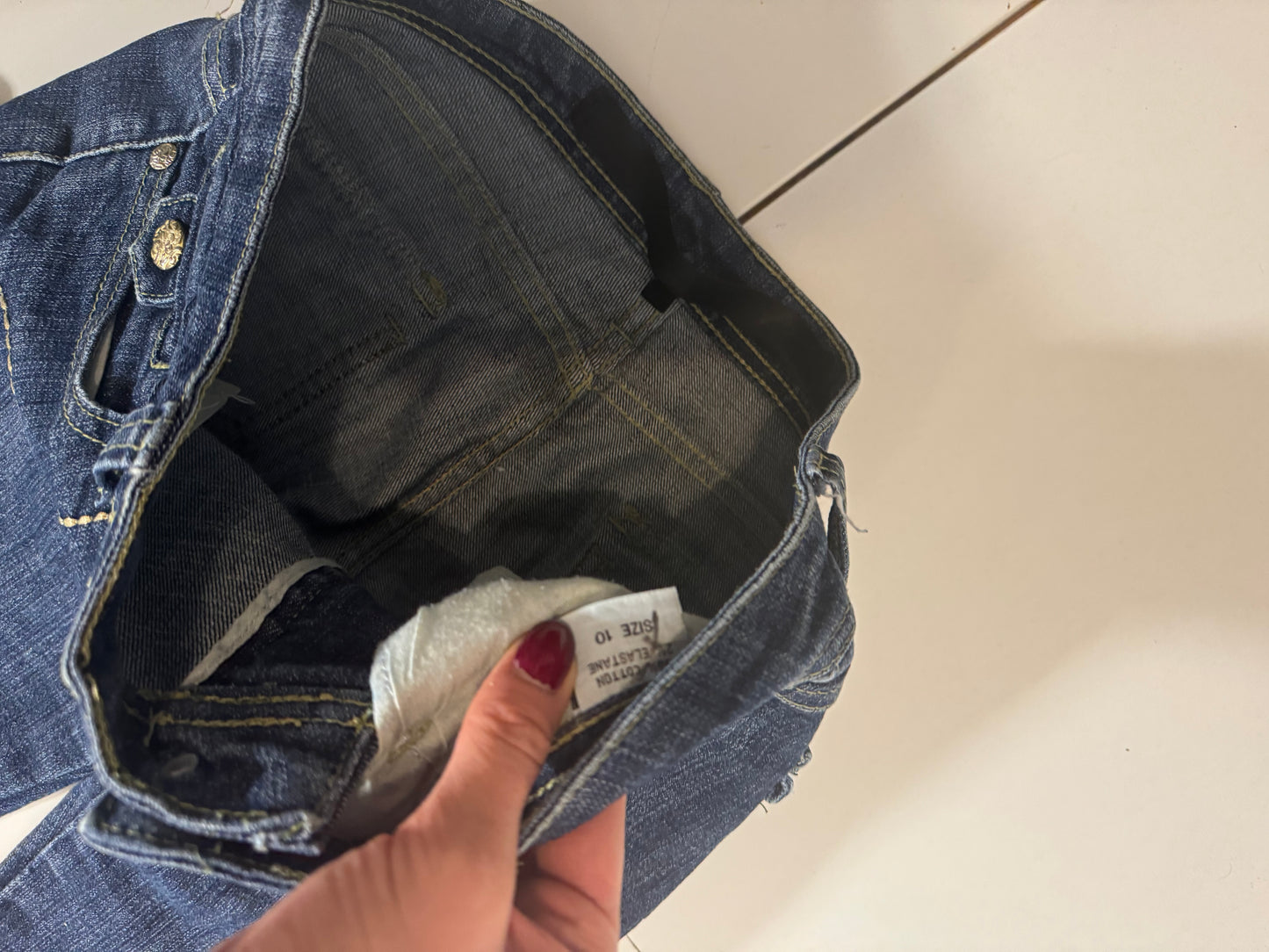 Lågmidjade jeans stl: S