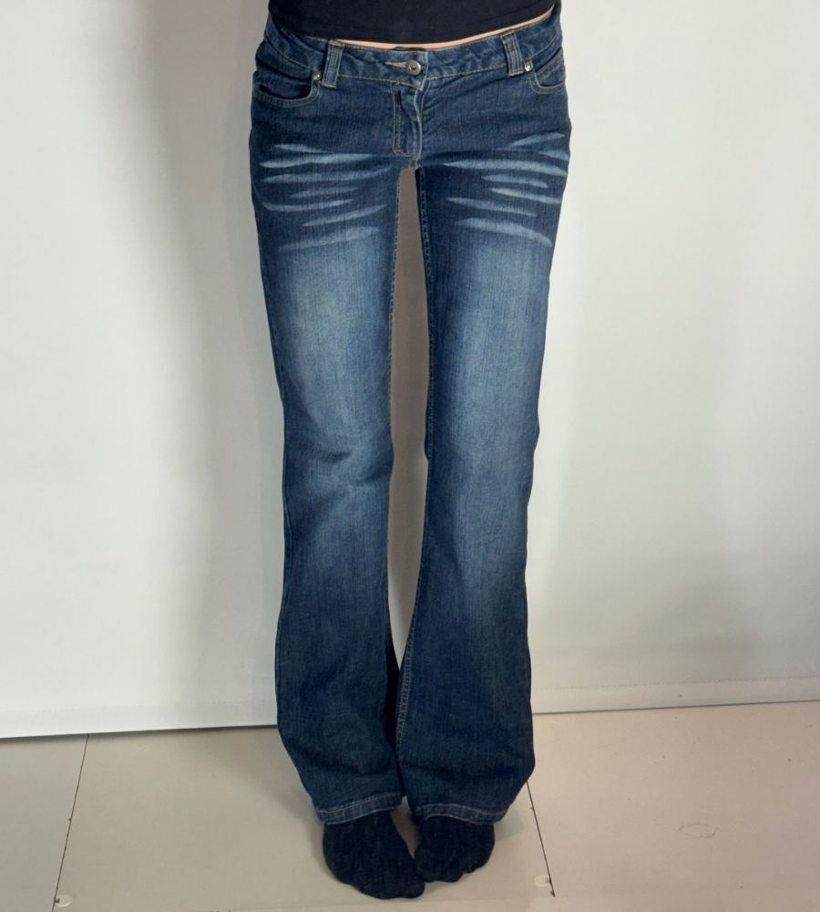 Lågmidjade jeans–stl: XS