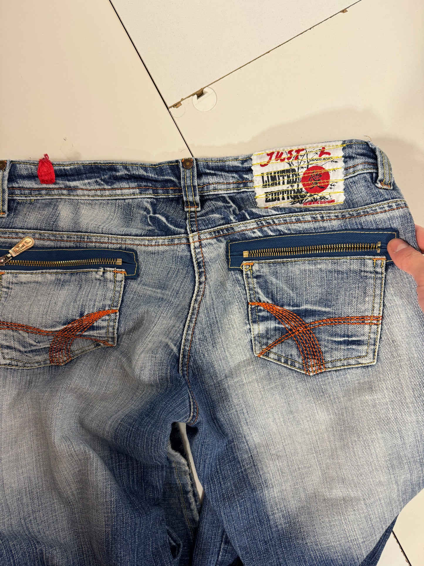 Lågmidjade jeans stl: S