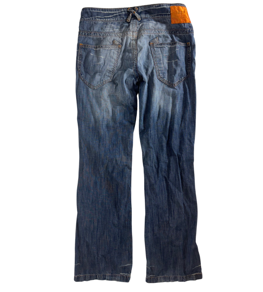 Lågmidjade jeans–stl: M