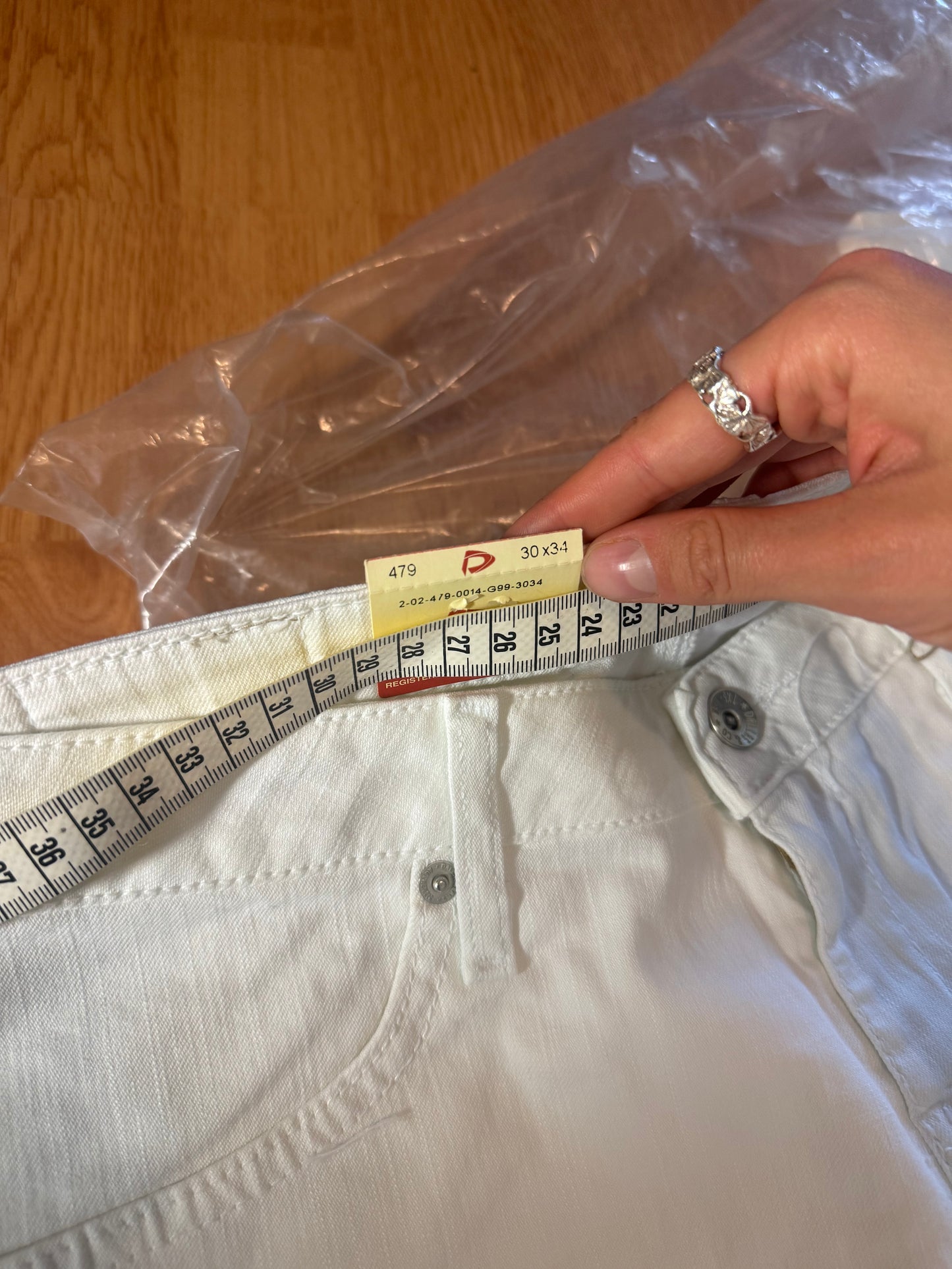 Lågmidjade jeans stl: S/M (W30/L34)