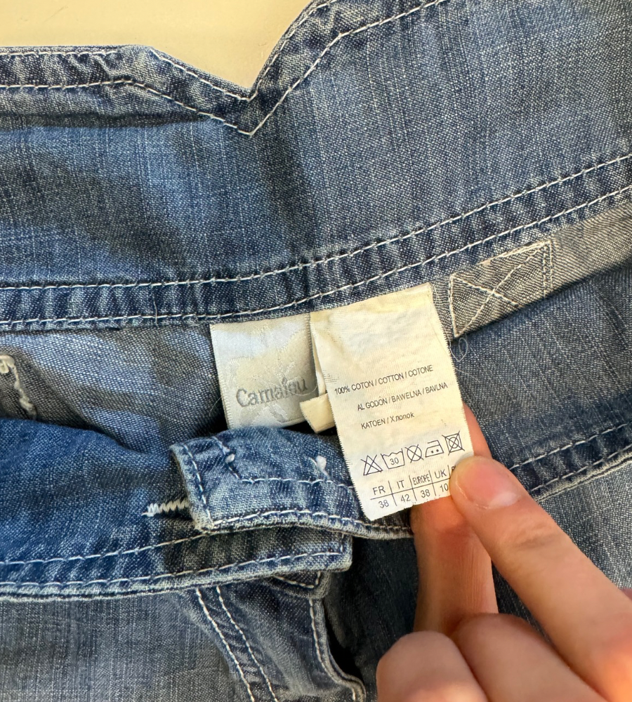 Lågmidjade jeans–stl: M