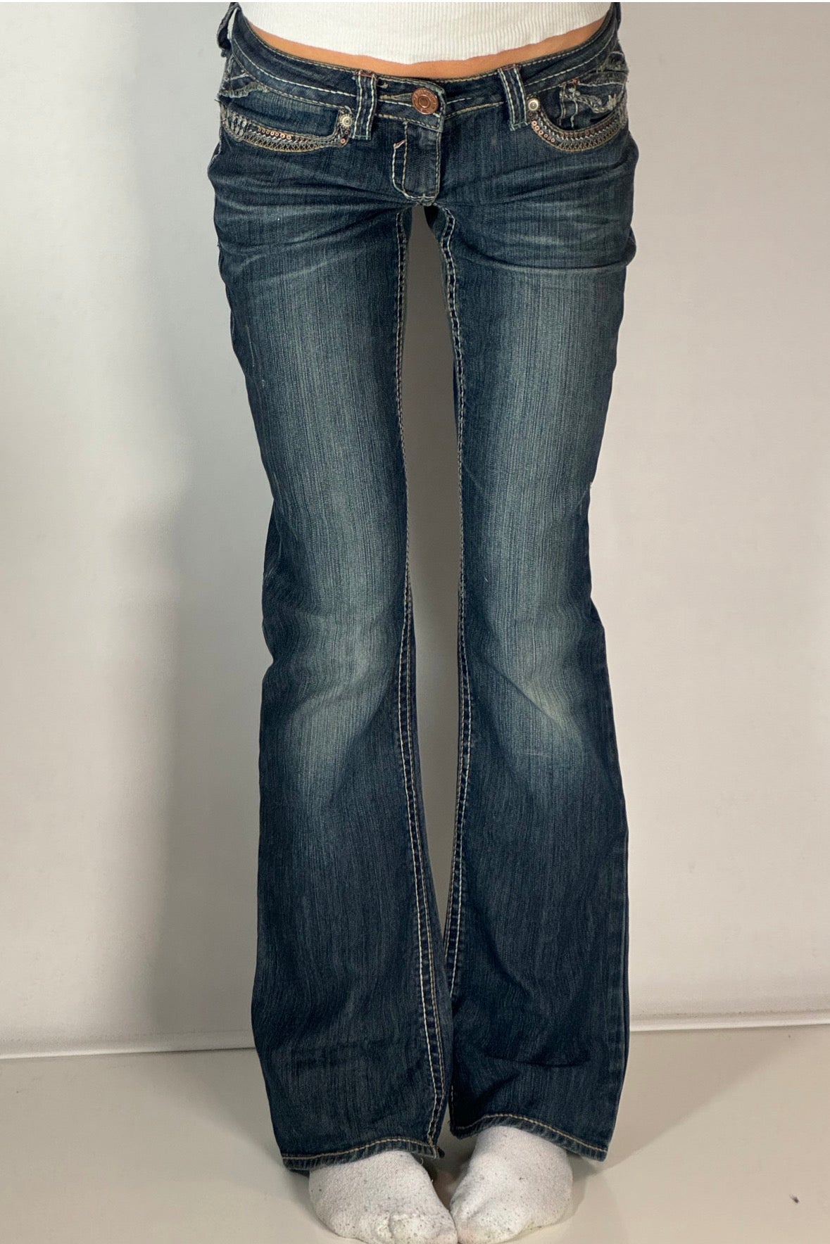 Lågmidjade jeans stl: XS