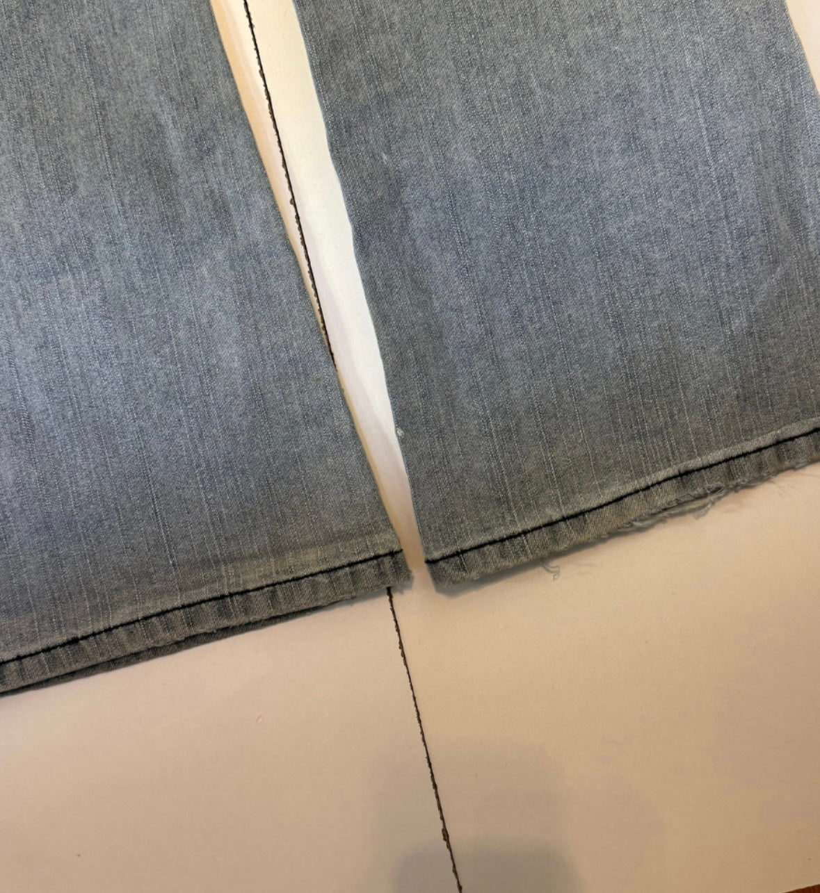 Lågmidjade jeans–stl: M