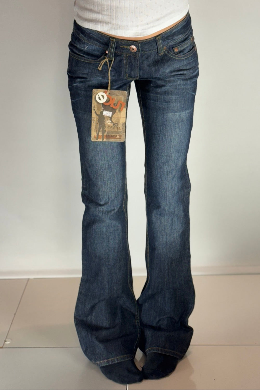 Lågmidjade jeans stl: S