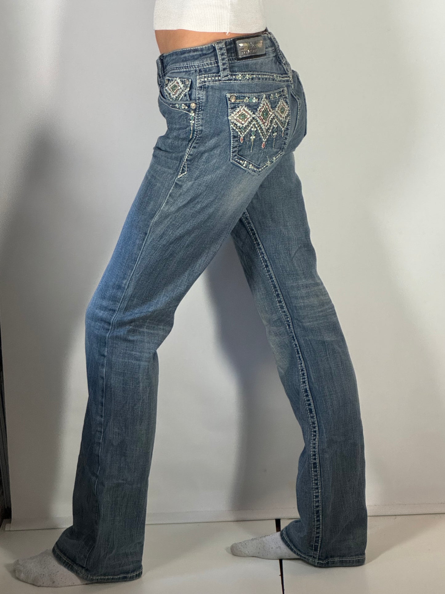 Lågmidjade jeans stl: S