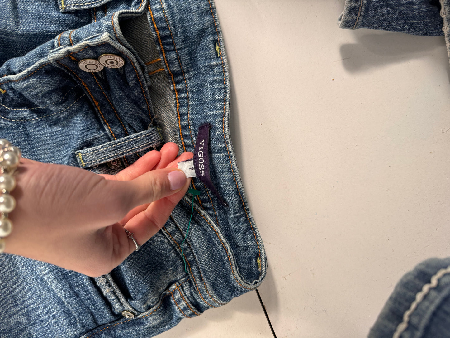 Lågmidjade jeans stl: S