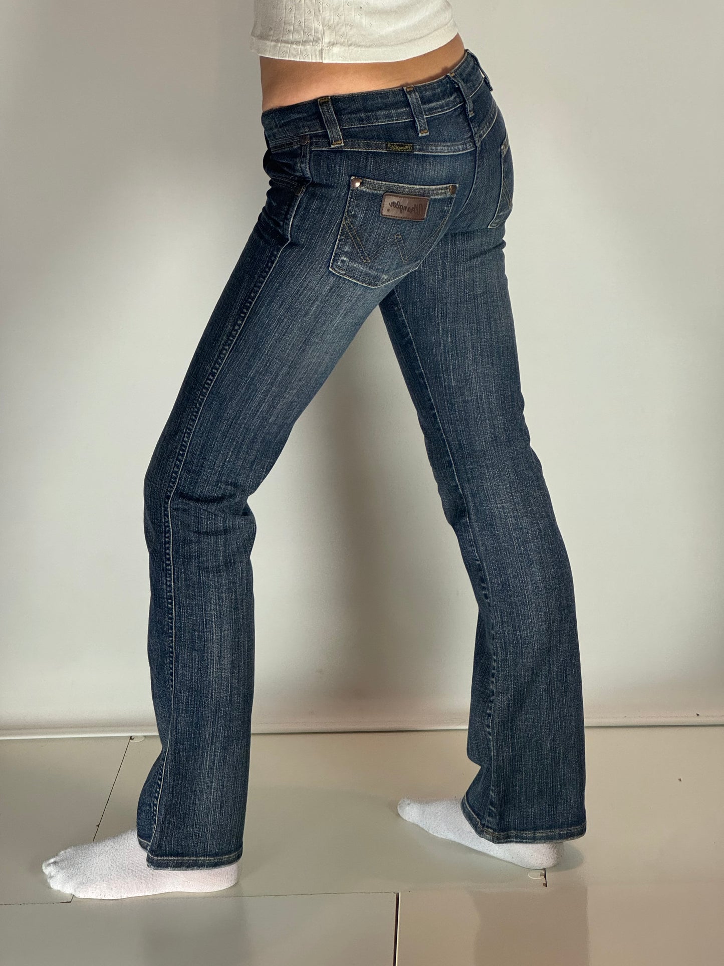 Lågmidjade jeans–stl: XS