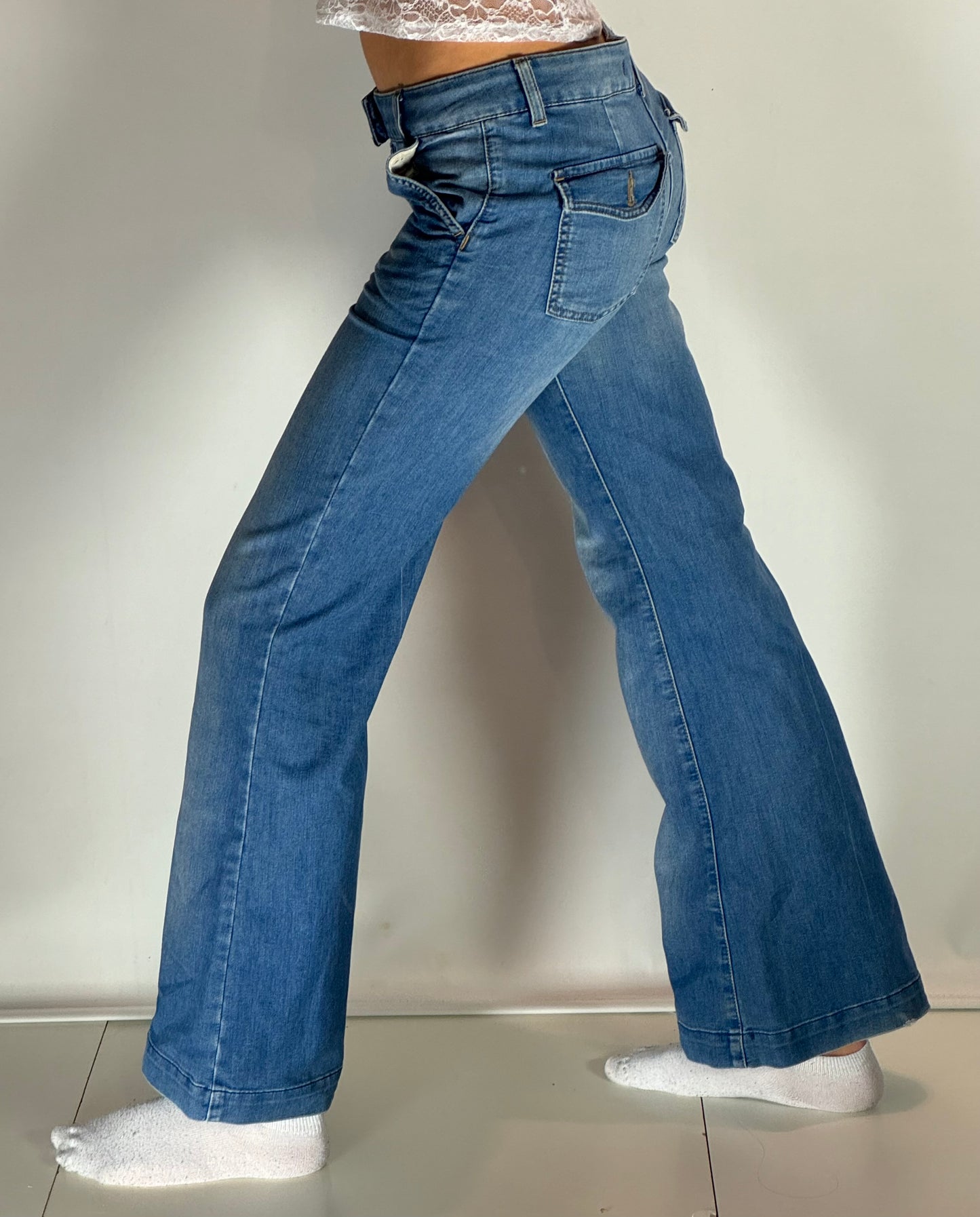 Lågmidjade jeans stl: M