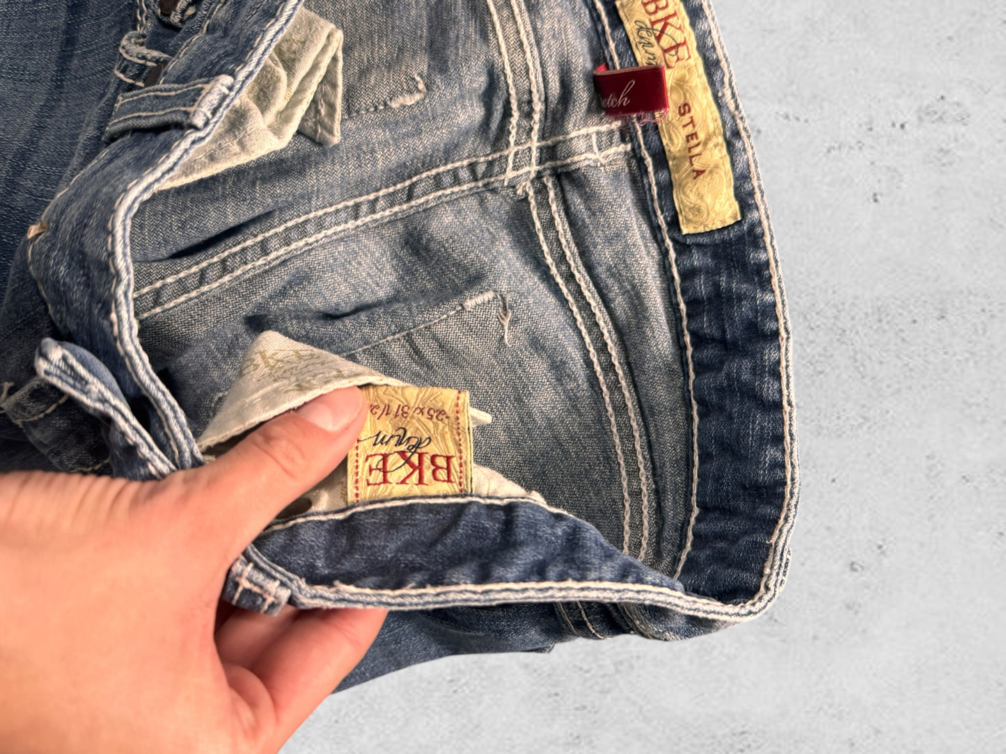 Lågmidjade jeans stl: XS
