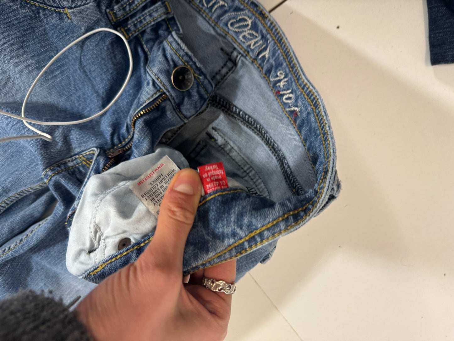 Lågmidjade jeans stl: M