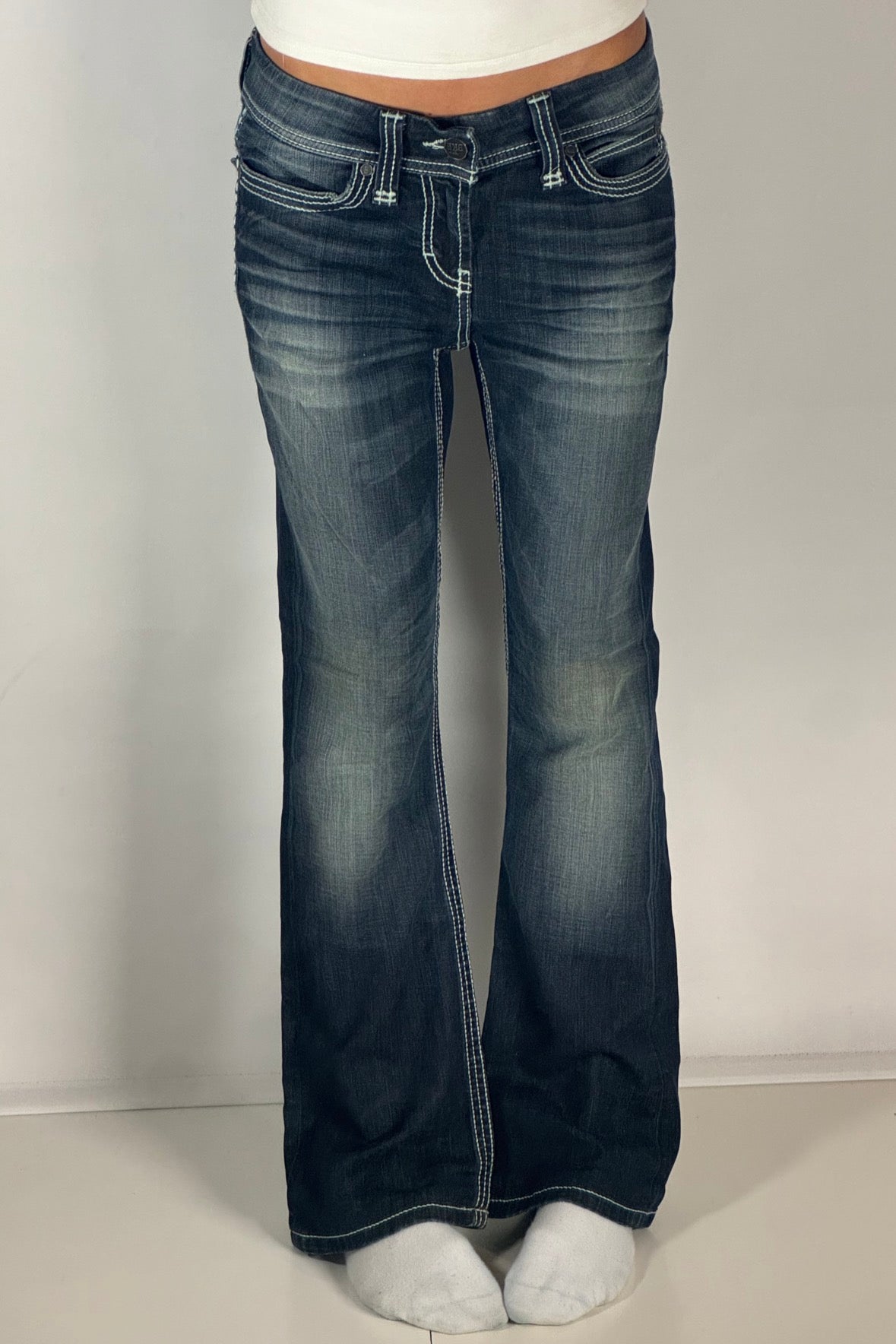 Lågmidjade jeans stl: S