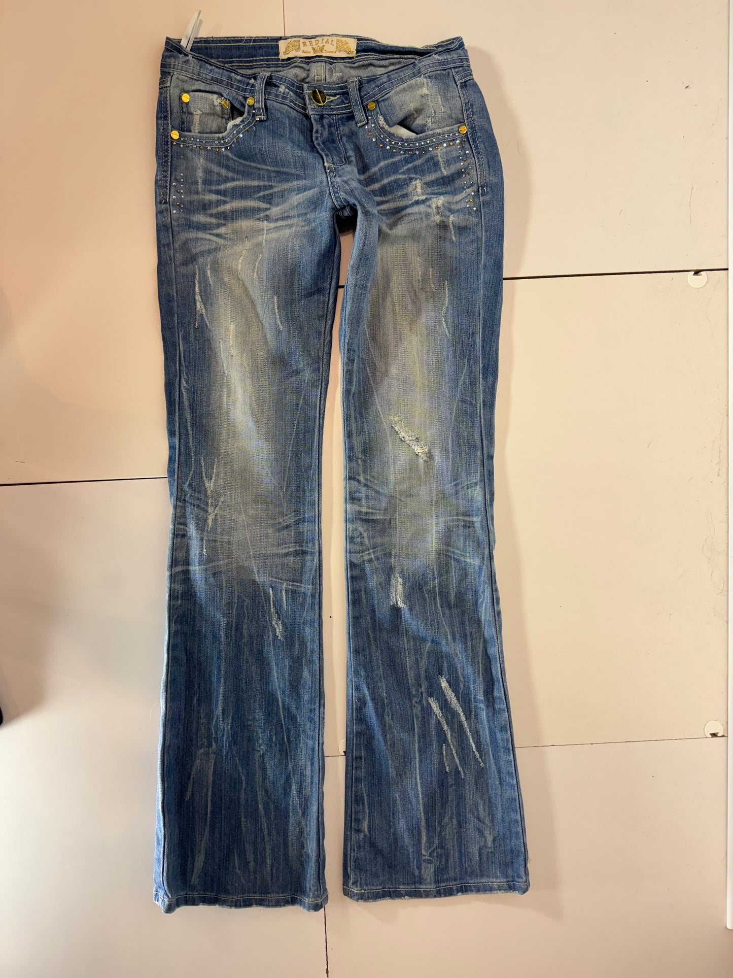 Lågmidjade jeans stl: S