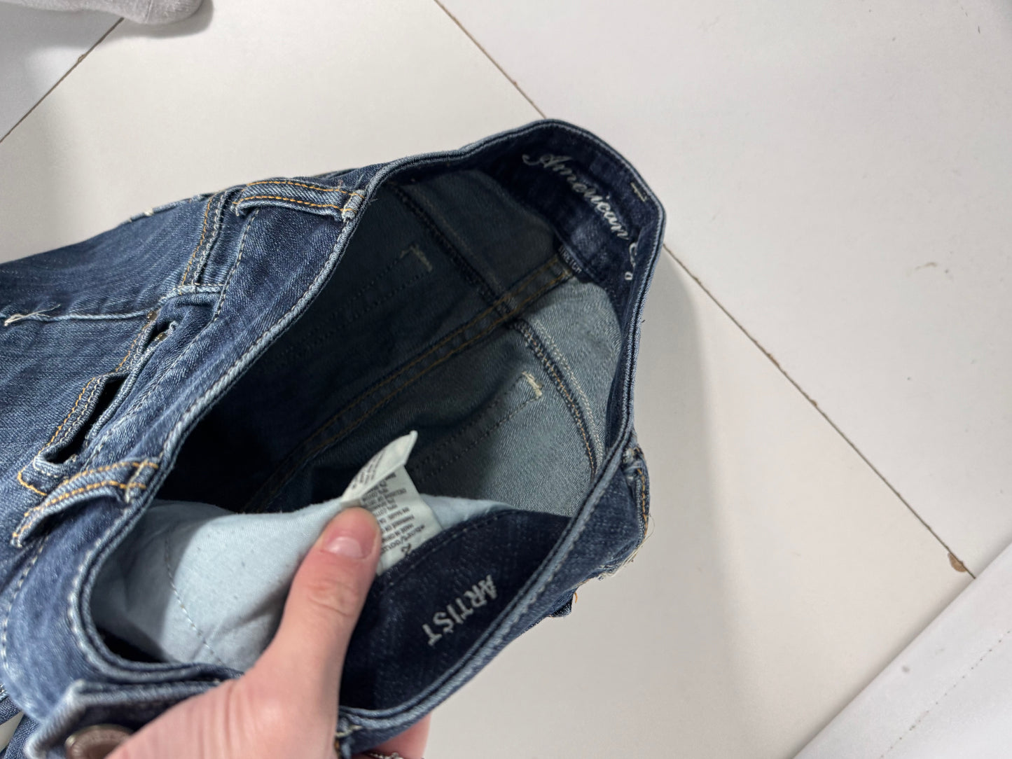 Lågmidjade jeans stl: XS