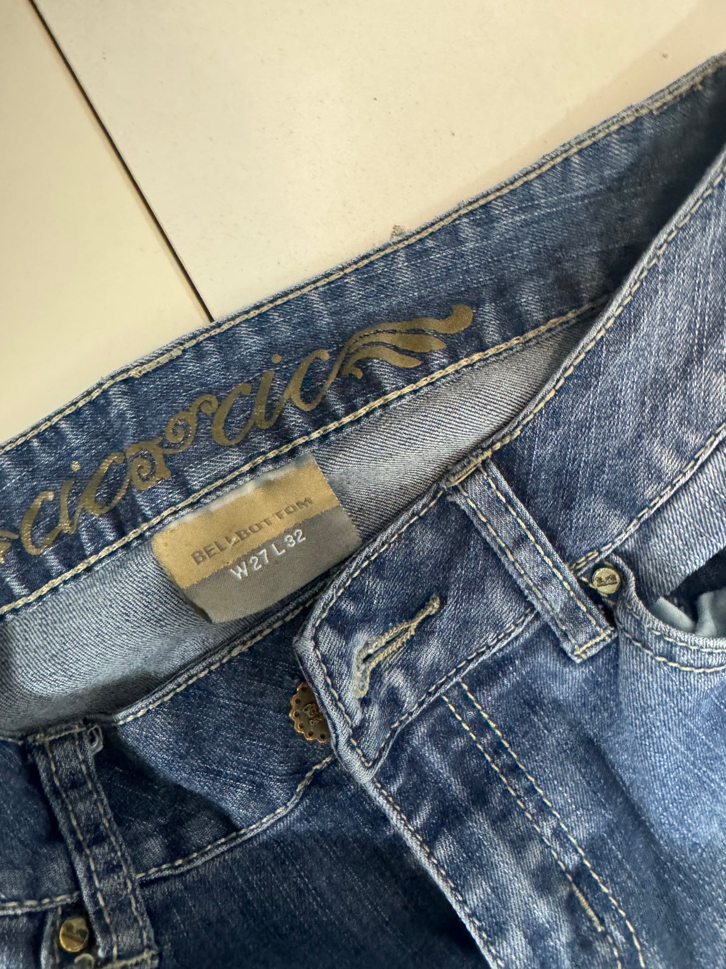 Lågmidjade jeans stl: XS