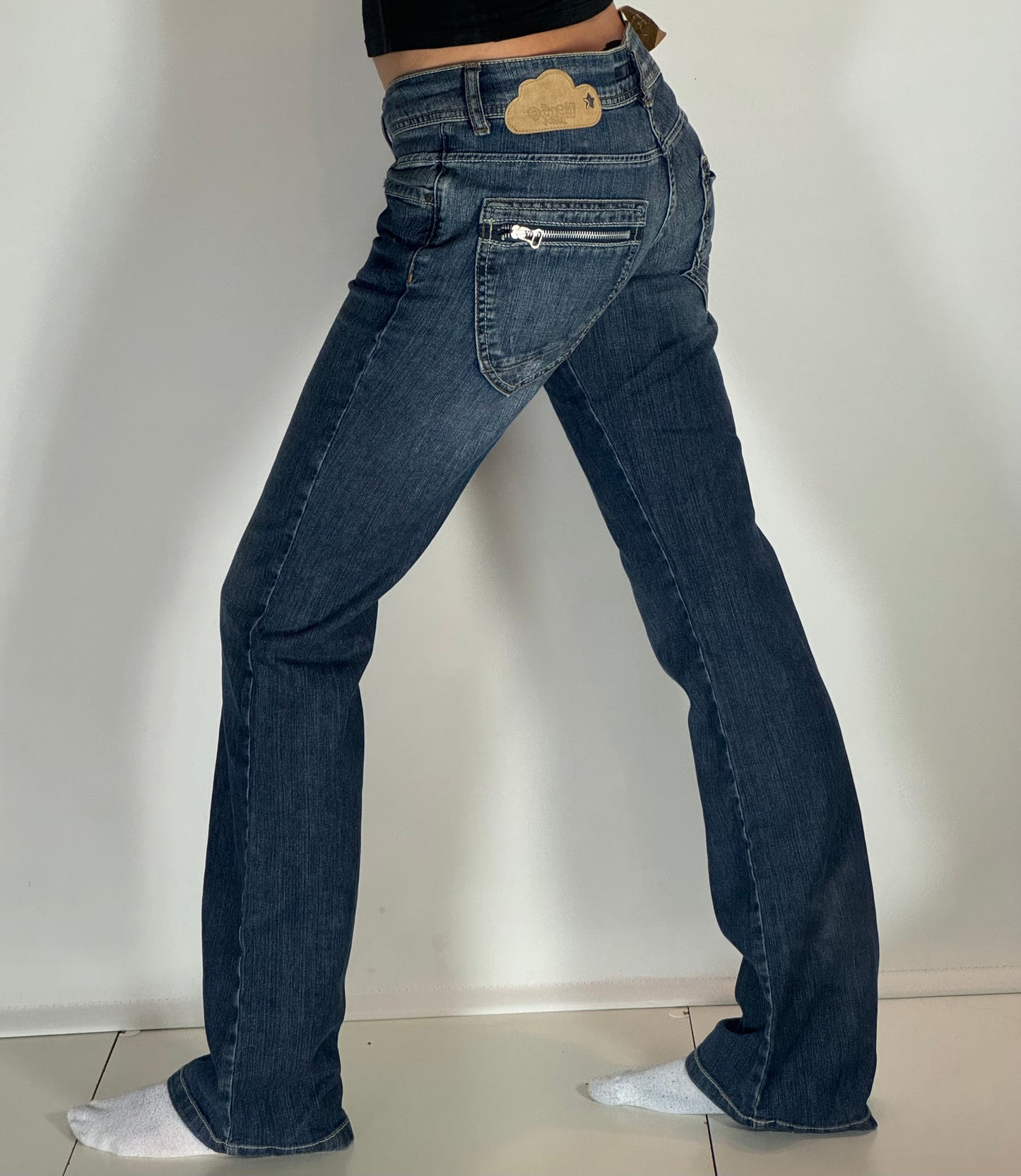 Lågmidjade jeans stl: S