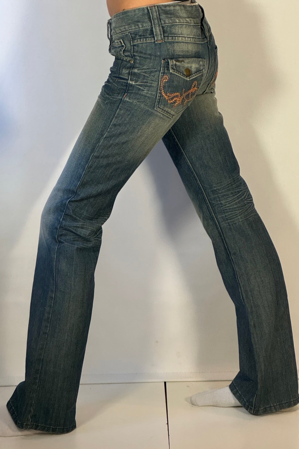 Lågmidjade jeans stl: XS
