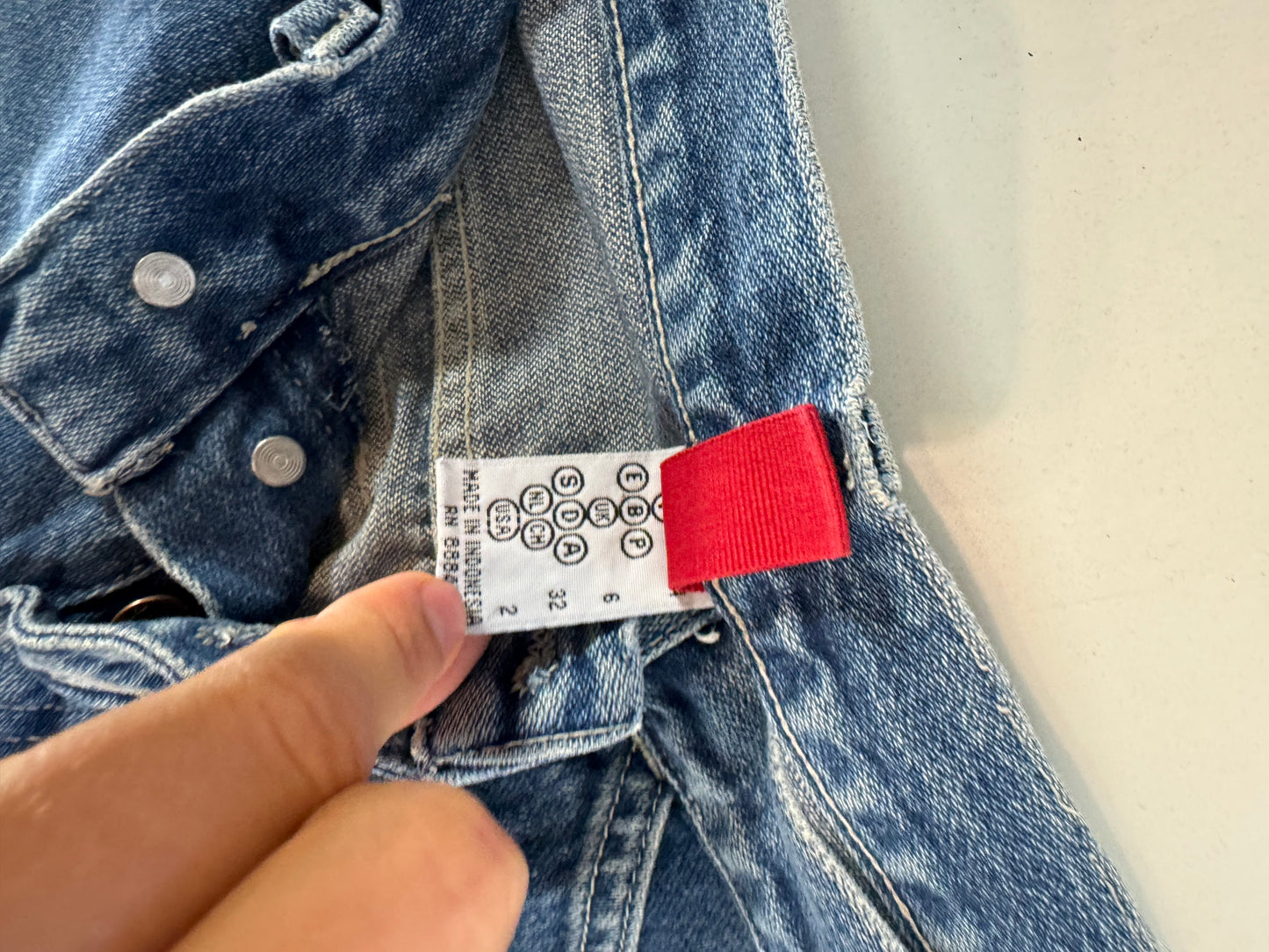 Lågmidjade jeans stl: XXS