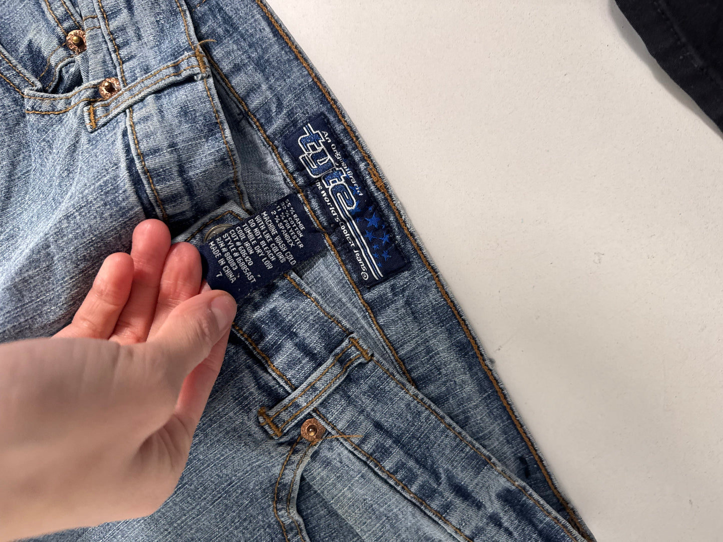 Lågmidjade jeans stl: S
