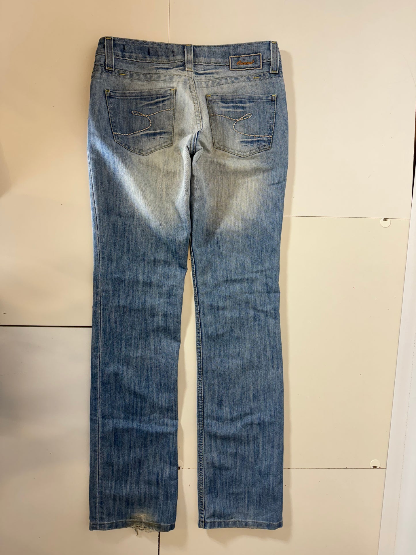 Lågmidjade jeans–stl: S