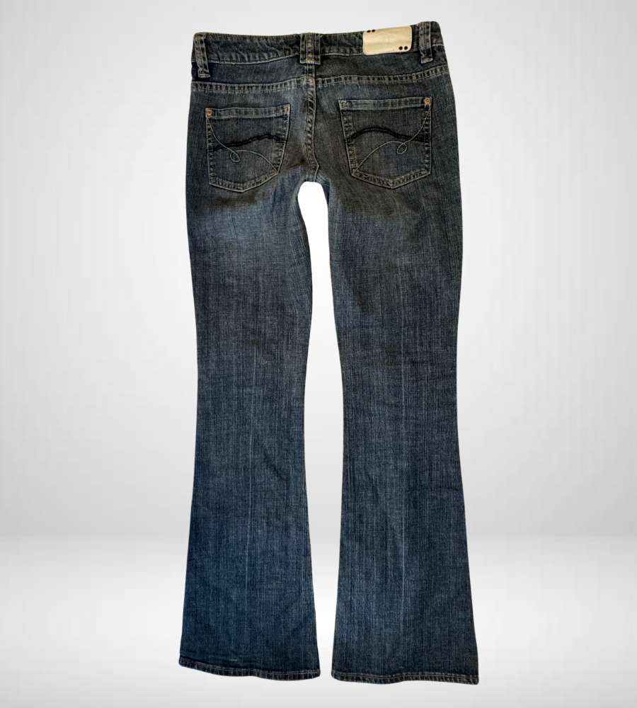 Lågmidjade jeans–stl: XS