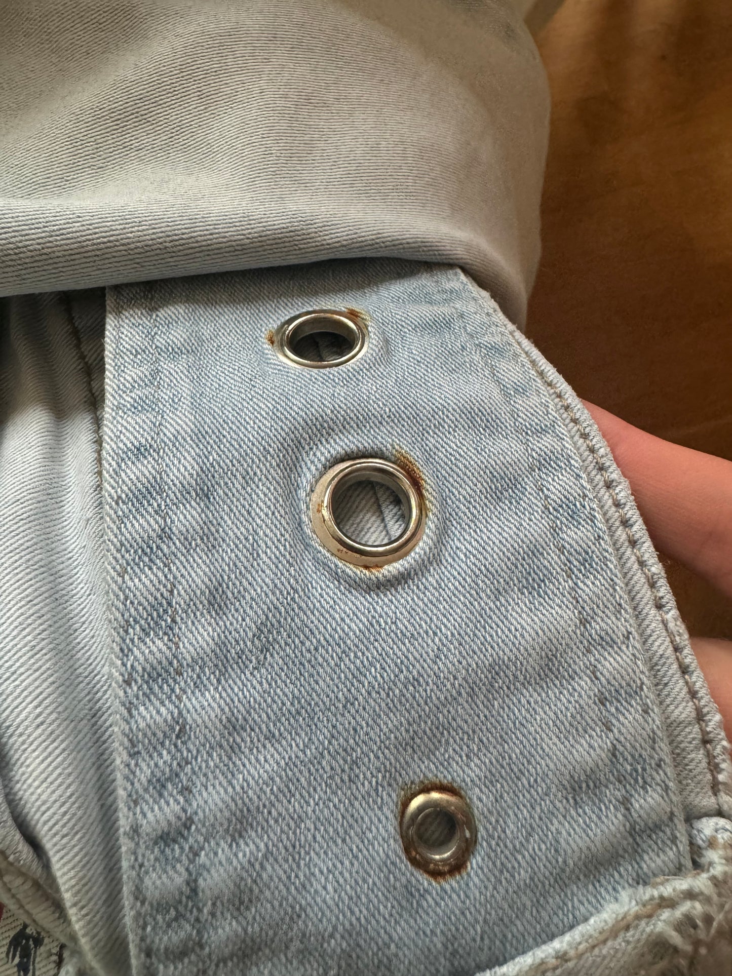 Utsvängda jeans stl: XS/S