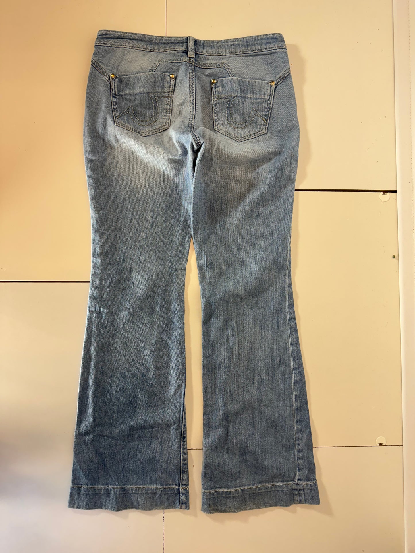 Lågmidjade jeans–stl: M