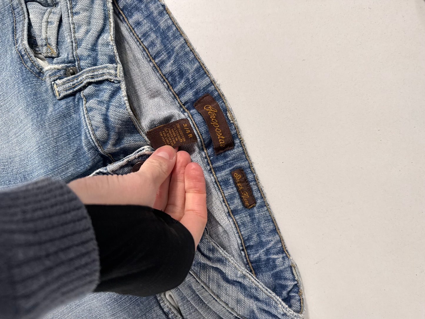 Lågmidjade jeans stl: XS