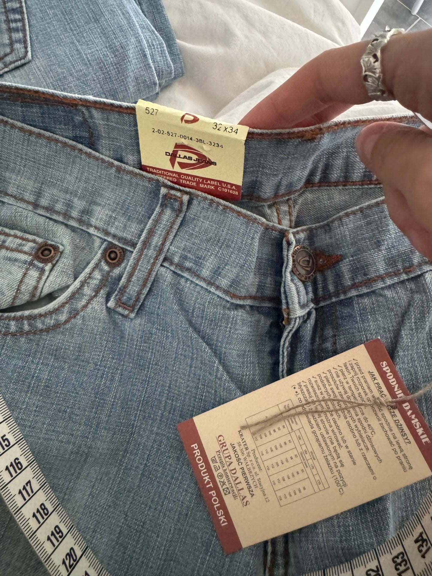 Lågmidjade jeans stl: S (W32/L34)
