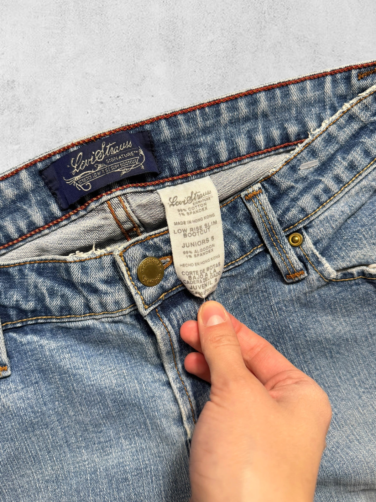 Lågmidjade jeans stl: XS