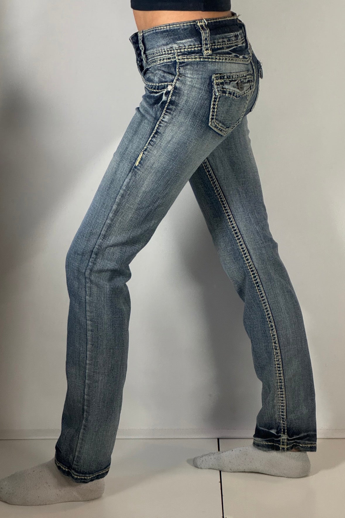 Lågmidjade jeans stl: XS