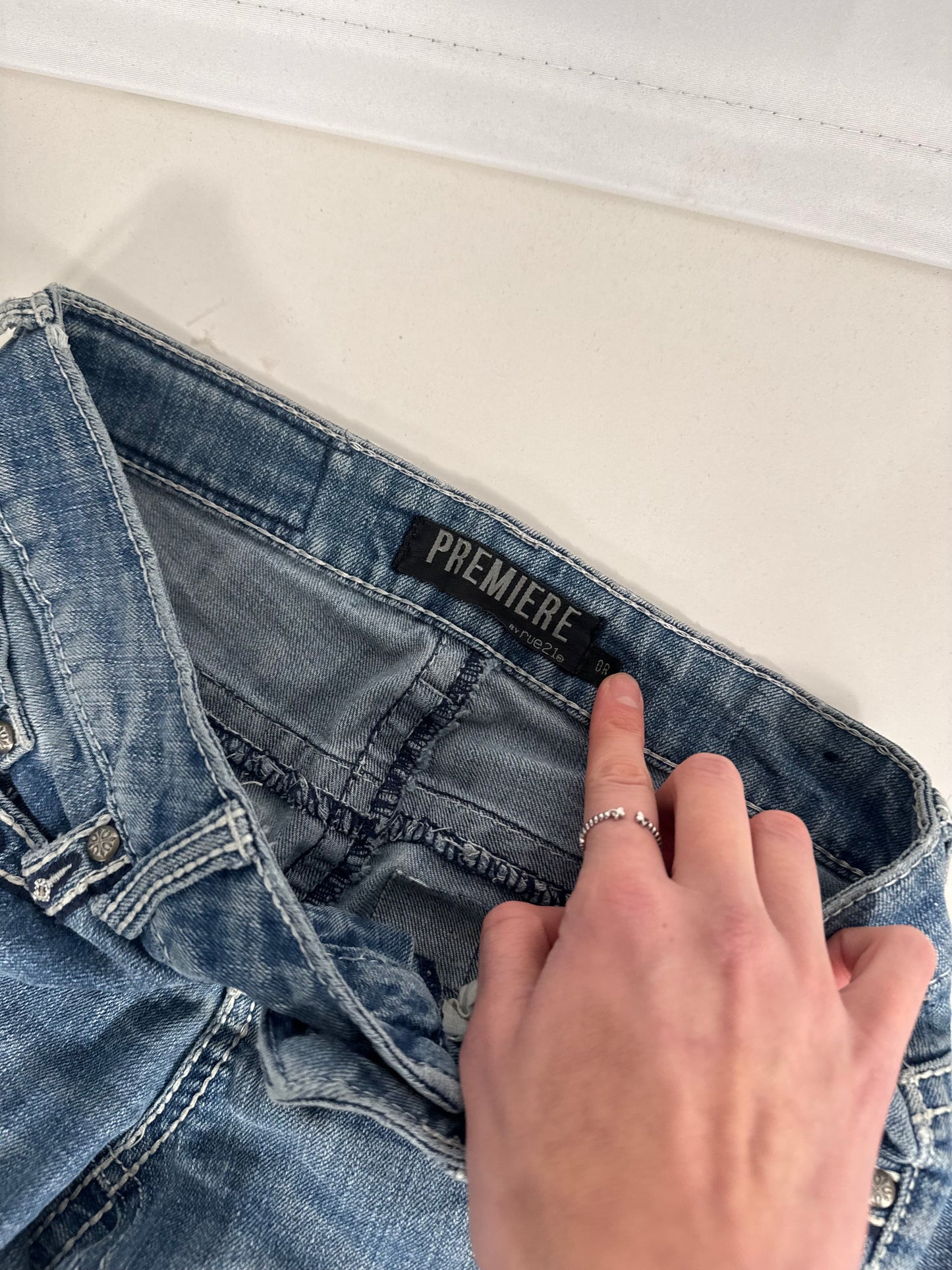Lågmidjade jeans stl: XS