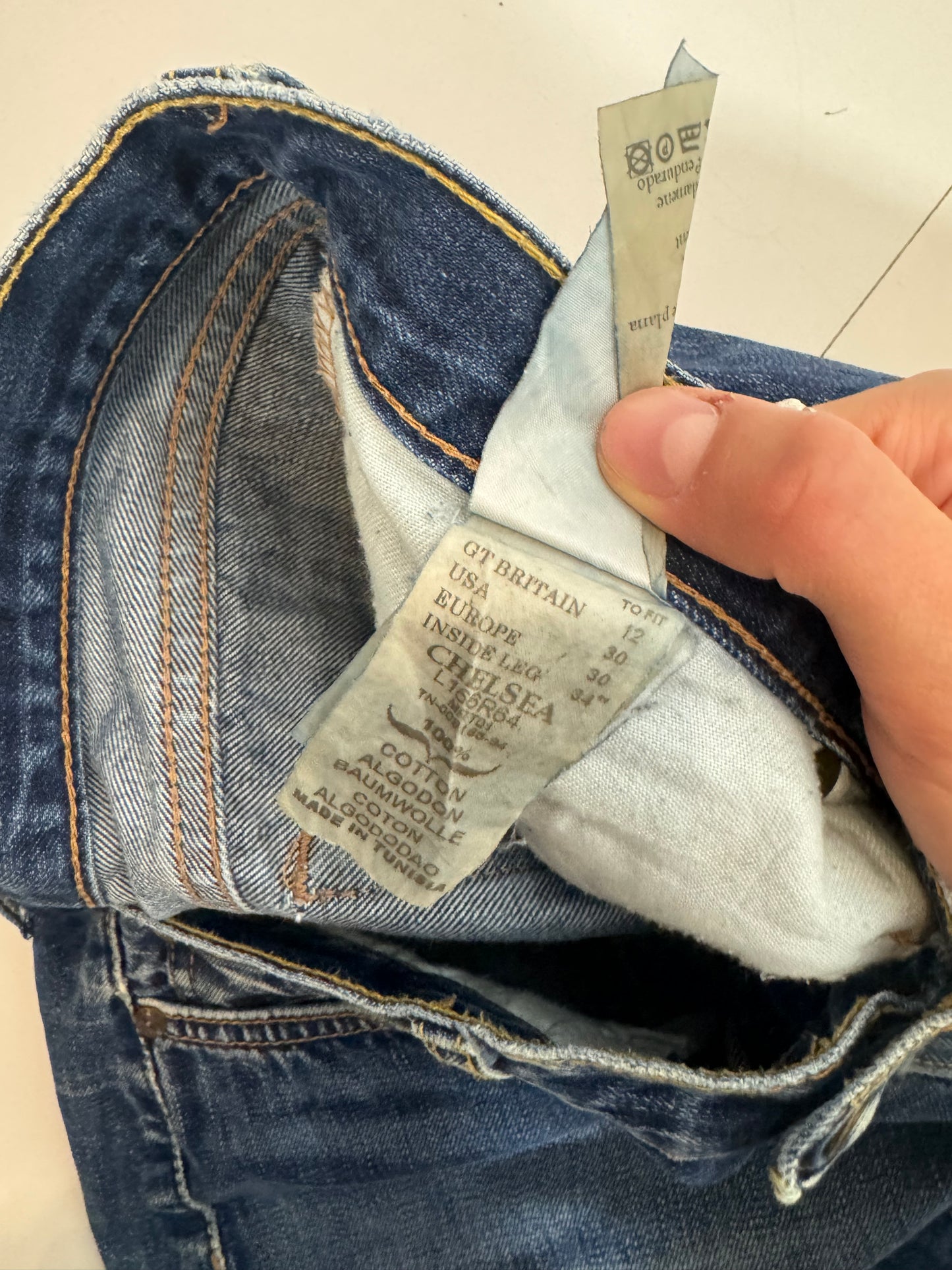 Lågmidjade jeans stl: S