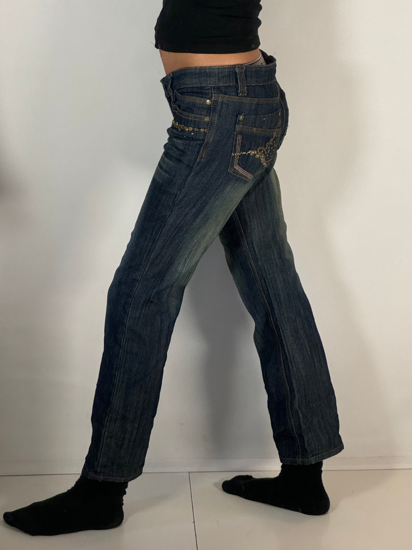 Lågmidjade jeans stl: XS/S