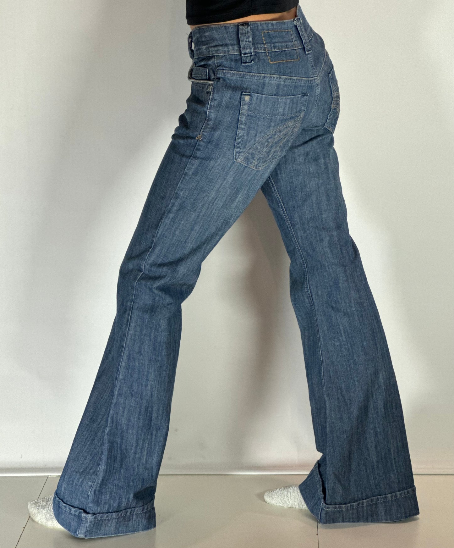 Lågmidjade jeans stl: S