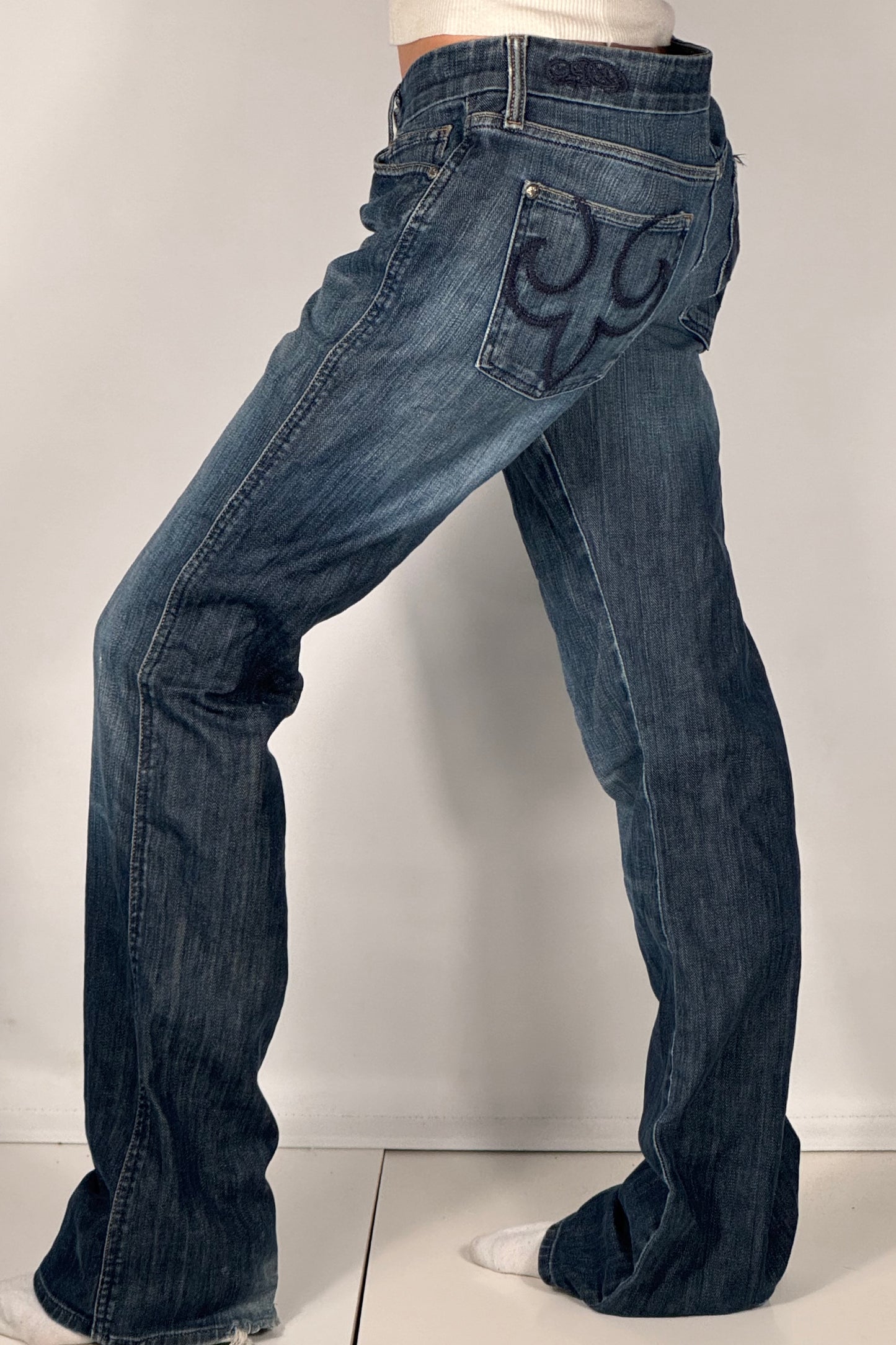 Lågmidjade jeans stl: M