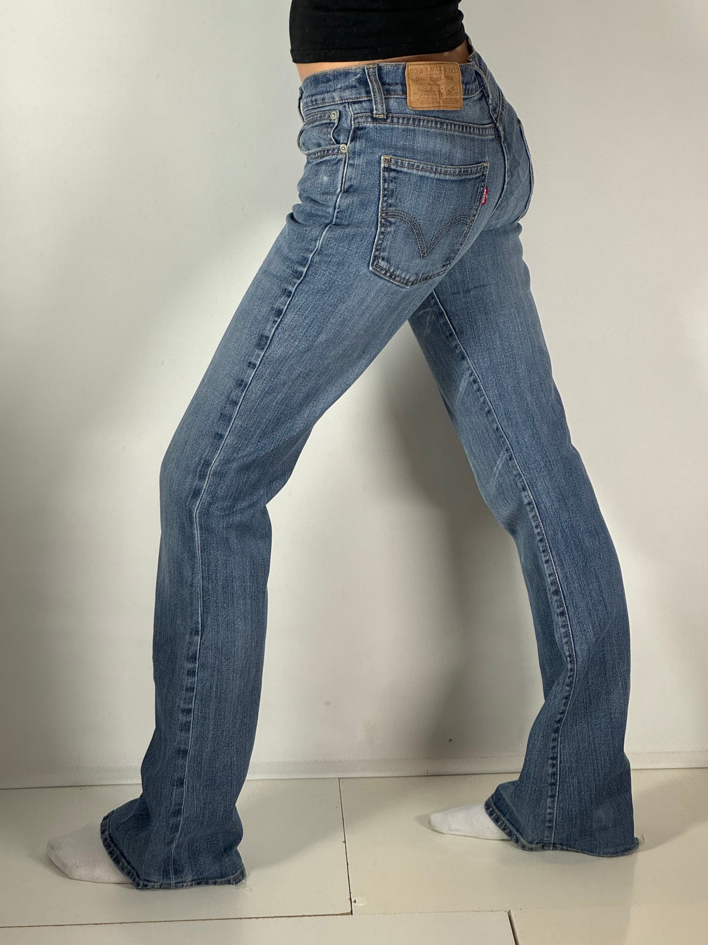 Lågmidjade jeans stl: S