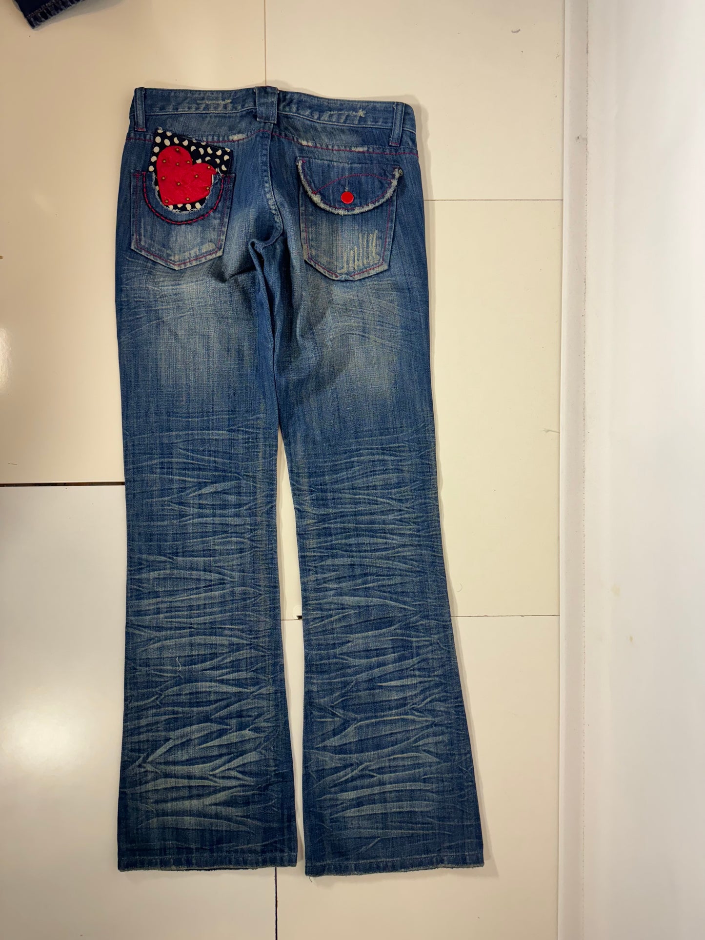Lågmidjade jeans stl: S