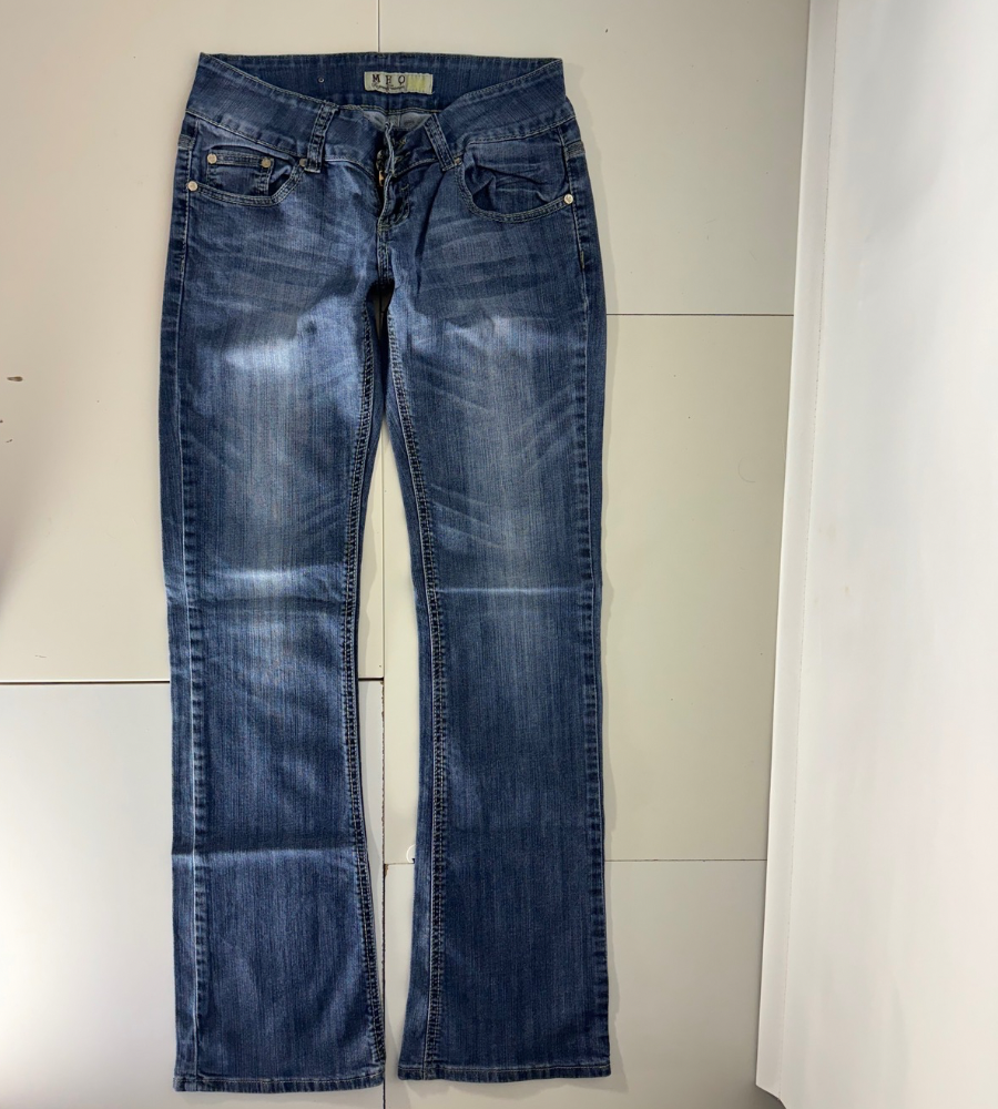 Lågmidjade jeans–stl: S