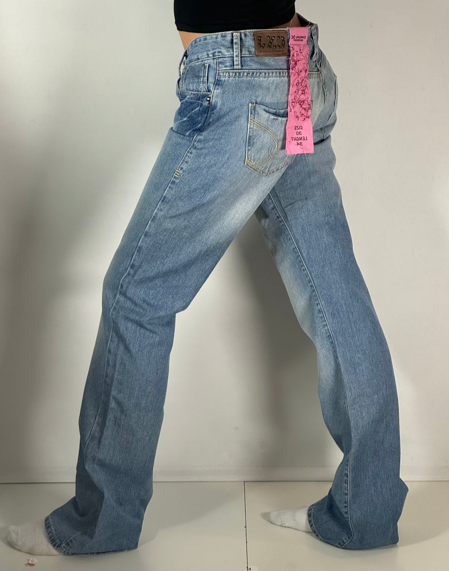 Lågmidjade jeans stl: S/M