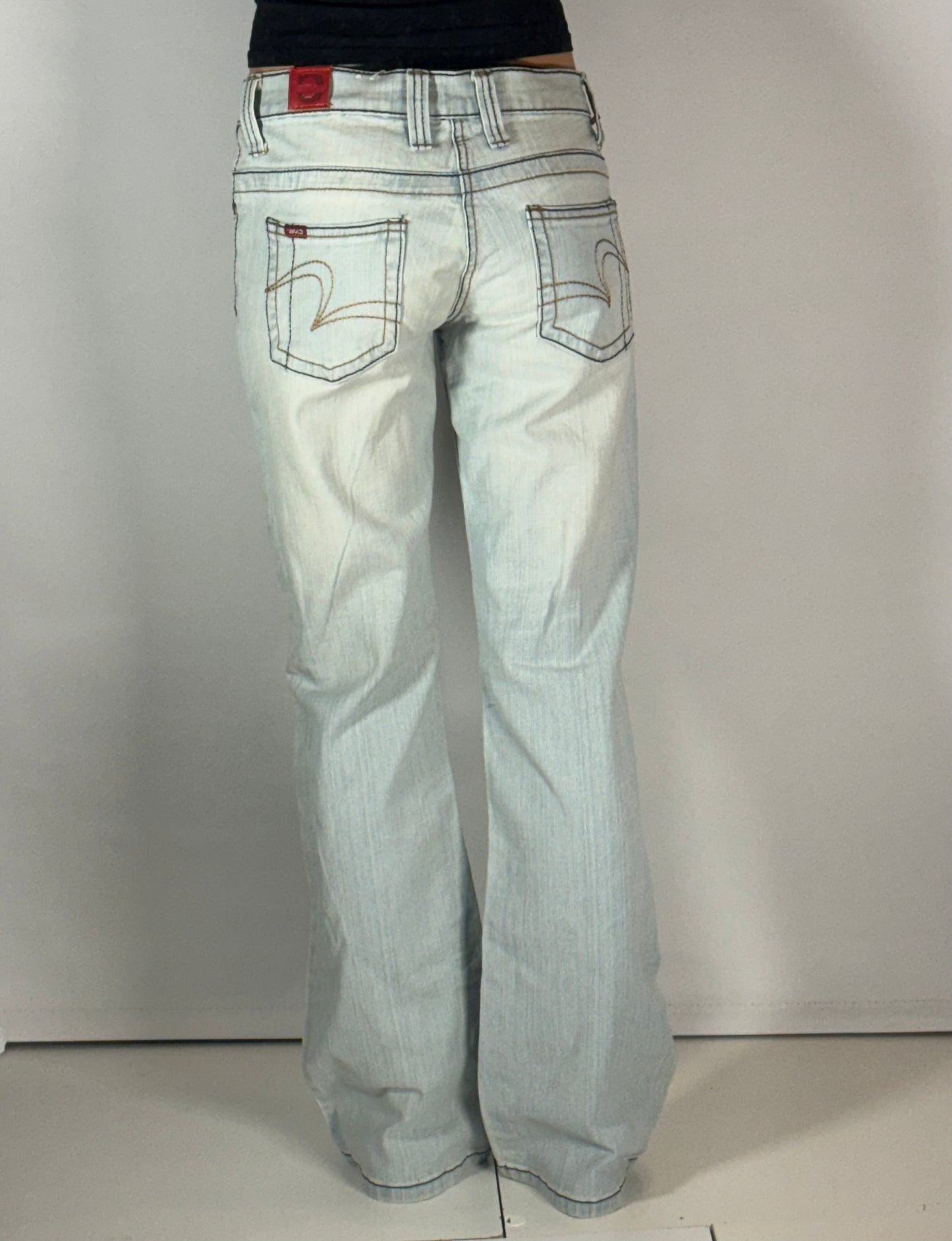 Lågmidjade jeans stl: S