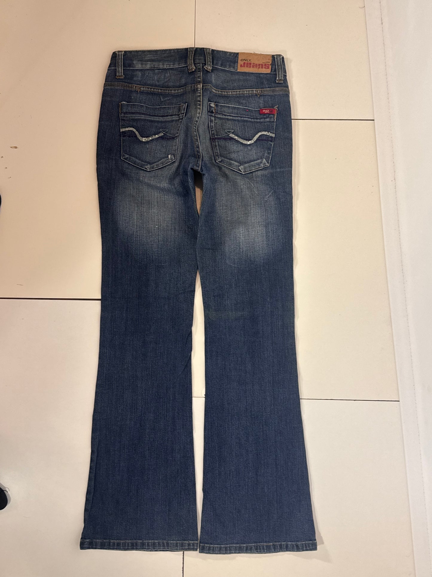Lågmidjade jeans stl: XS